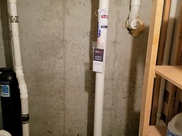 Indoor pipes radon tested 